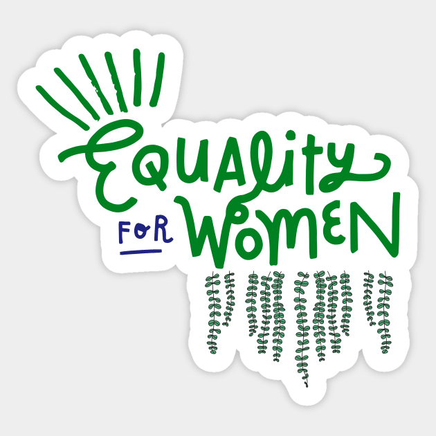 Equality for women Sticker by François Belchior